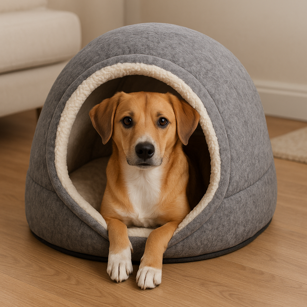 Panier igloo pour chien