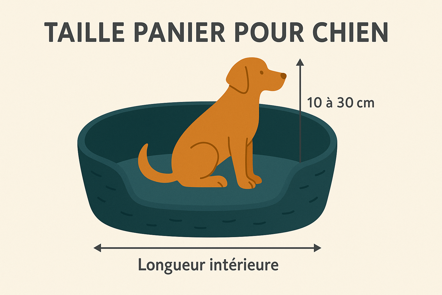 taille panier pour chien