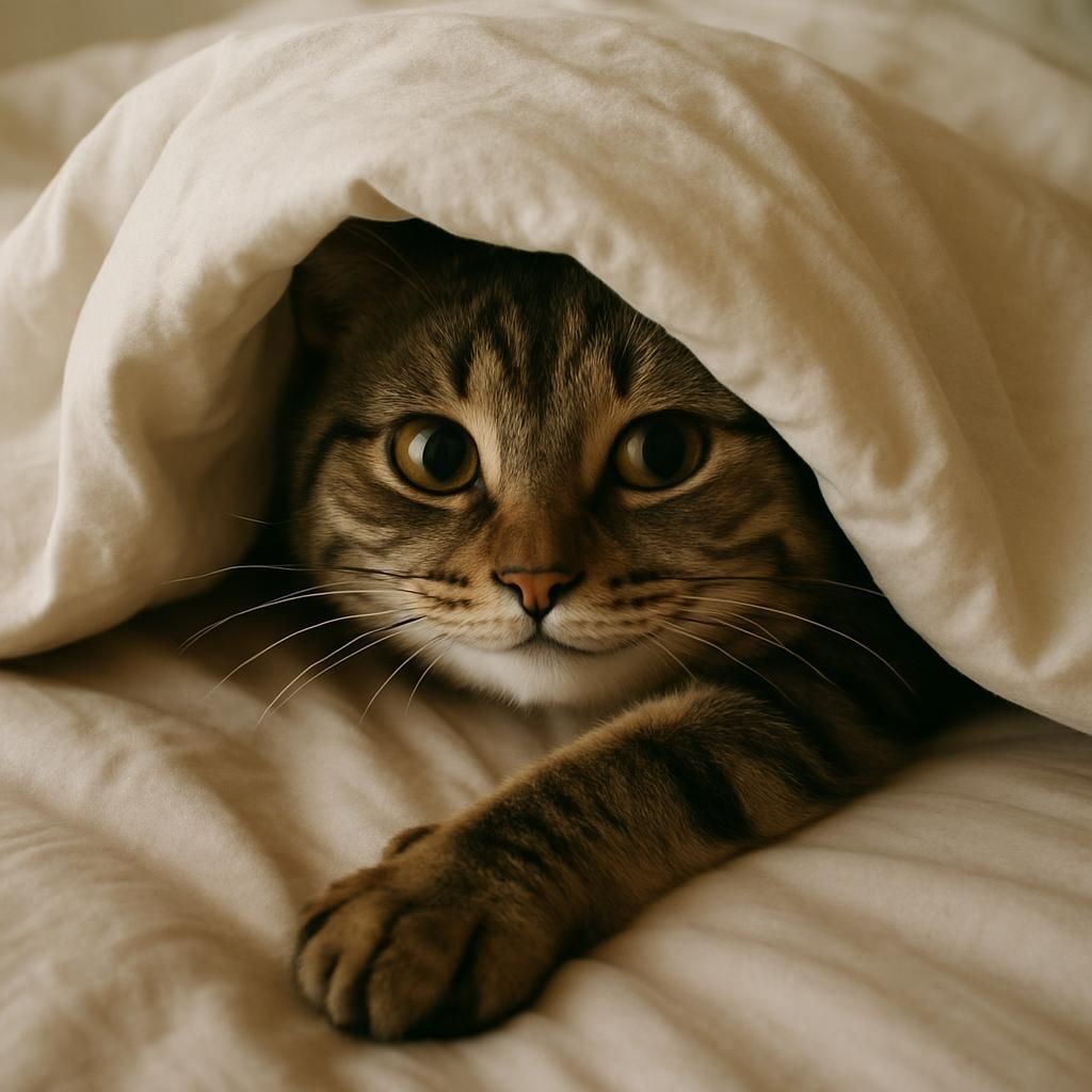 Découvrez pourquoi votre chat aime dormir sous la couette : explications sur ce comportement, conseils pour comprendre ses besoins et assurer son confort.