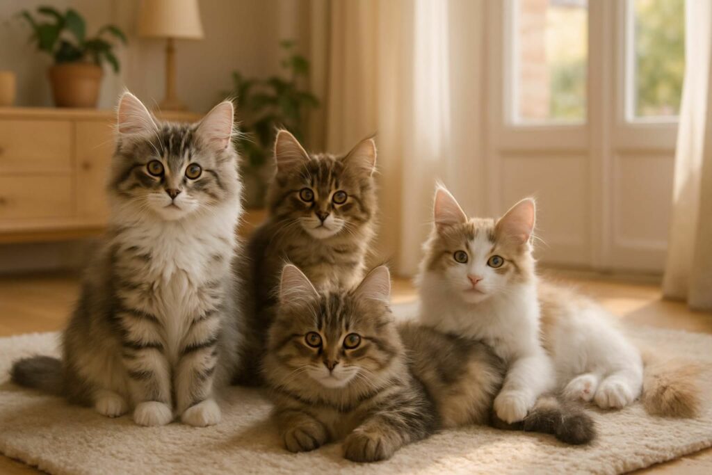 Découvrez nos annonces de chatons Norvégiens à vendre en France. Trouvez le compagnon idéal parmi nos offres avec prix et informations détaillées.