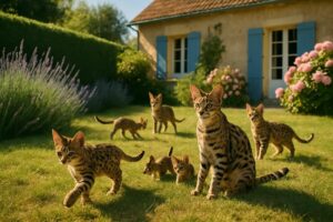 Découvrez nos annonces de chats Savannah à vendre en France, avec des portées disponibles. Trouvez votre compagnon félin unique dès aujourd'hui.