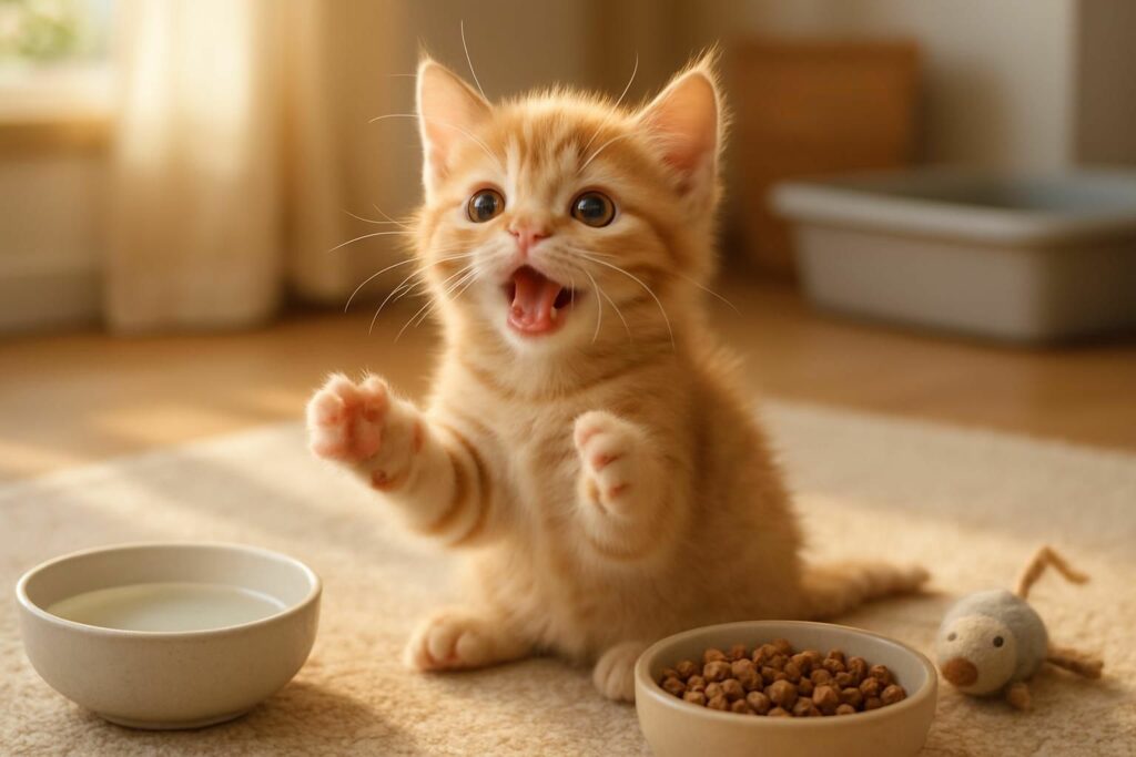 Découvrez comment interpréter les miaulements de votre chaton pour mieux comprendre ses besoins et renforcer votre complicité.